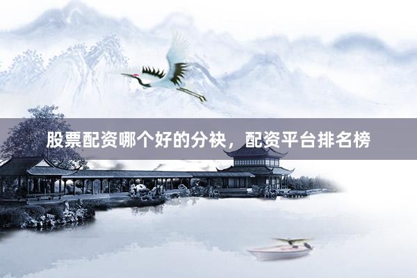 股票配资哪个好的分袂，配资平台排名榜