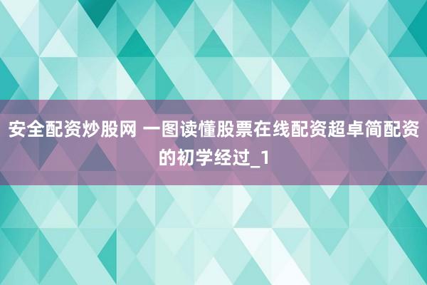 安全配资炒股网 一图读懂股票在线配资超卓简配资的初学经过_1