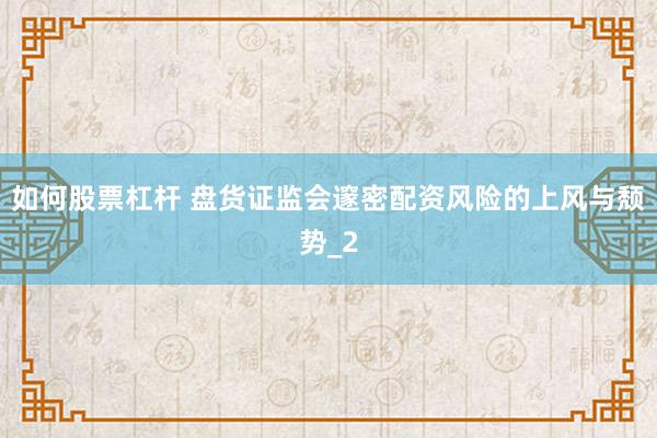 如何股票杠杆 盘货证监会邃密配资风险的上风与颓势_2
